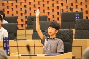 子ども議会の様子