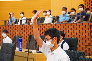 子ども議会の様子