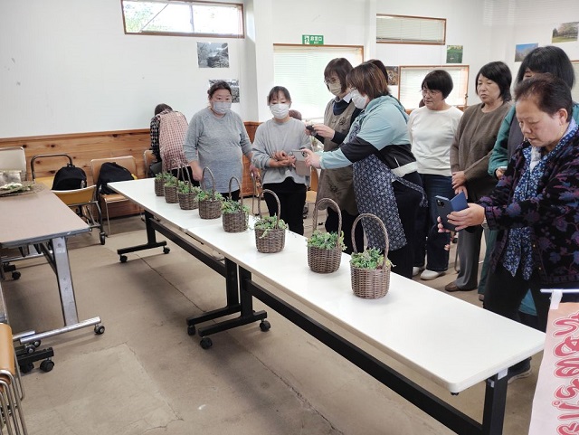 多肉植物の寄せ植え教室