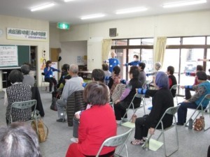 実際の通いの場の様子(深谷ふっかつ体操)