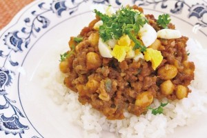 大豆入りドライカレー