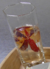 フルーツ酢の炭酸割
