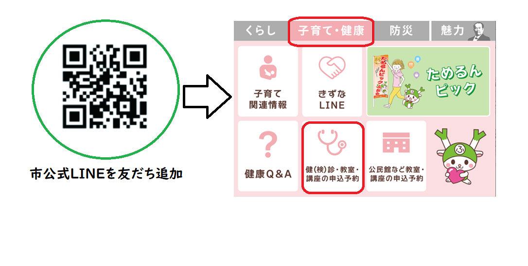 LINE予約画面
