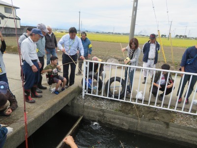 マス釣り