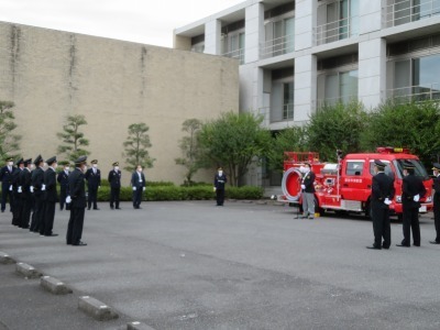 消防団車両引き渡し