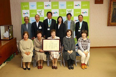 図書館表彰表敬訪問