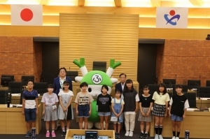 子ども議会の様子