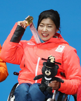 平昌パラリンピックで金メダルを獲得した村岡桃佳氏