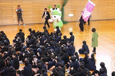 ふっかちゃん登場の写真