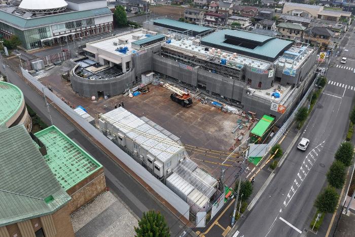 R7.9.10 R階防水押えコン完了1、打設前2、スプラッシュテラスAs防水