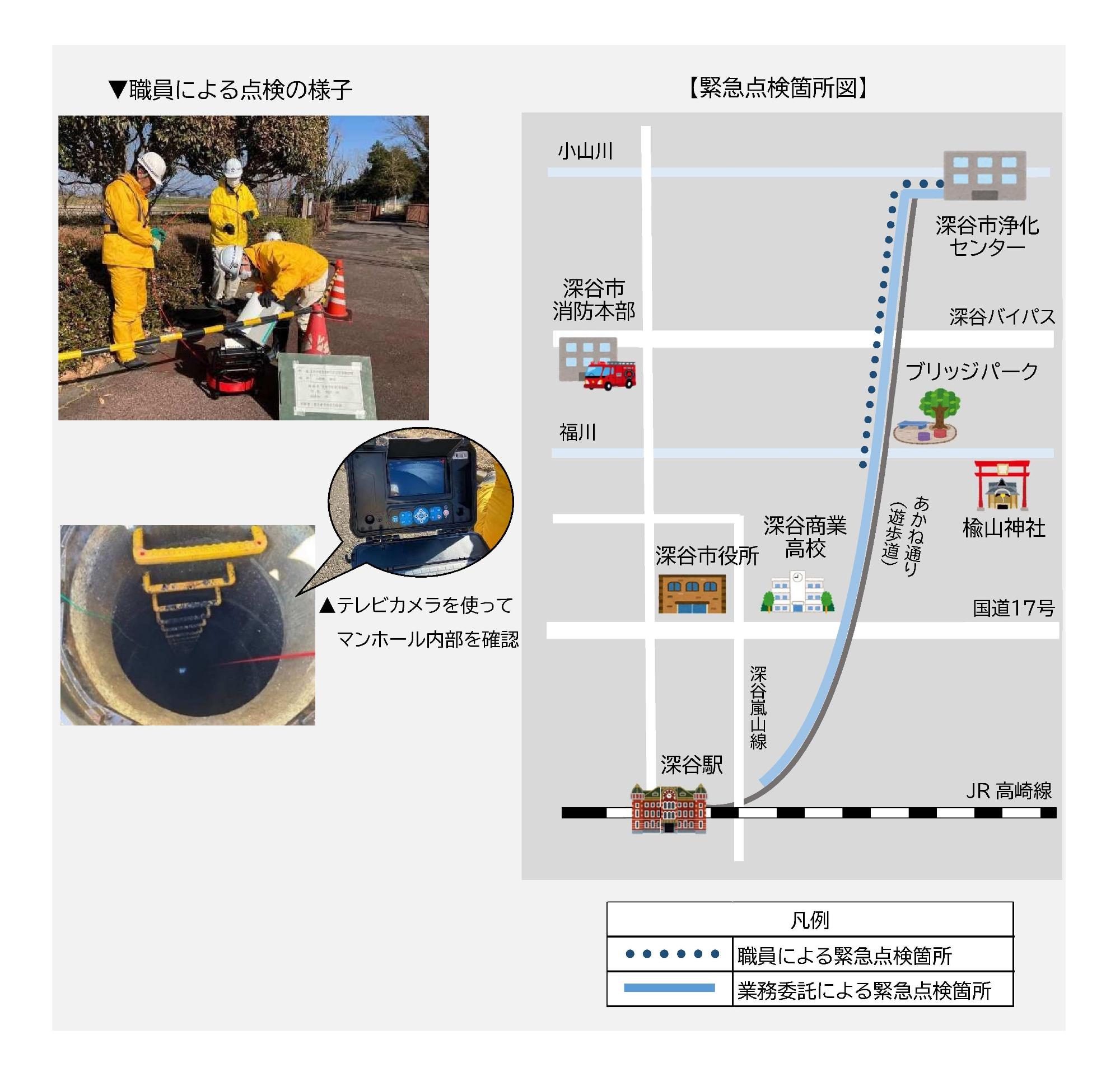 下水道管路 緊急点検結果