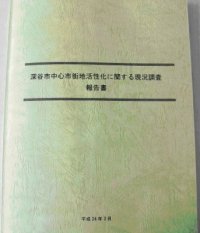 深谷市中心市街地活性化に関する現況調査報告書の画像