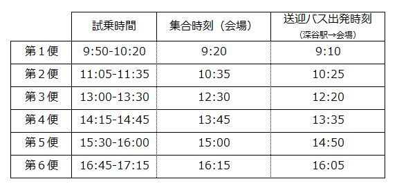 時刻表