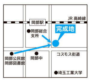 岡部公民館案内図