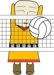 ハラ君バレーボール(ブロック)