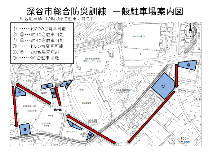 駐車場案内図