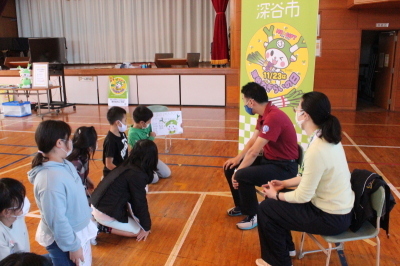 ねぎらいの日授業（豊里小学校）