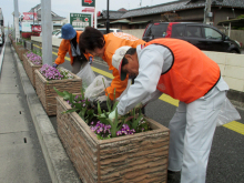 除草&花がら摘み