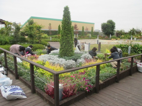 天空の散歩道整地