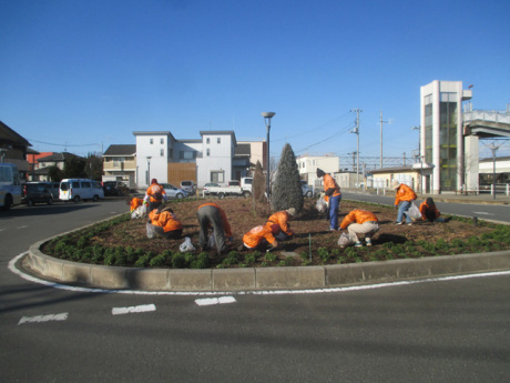 武川駅ロータリー