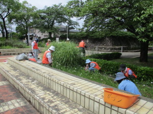 城址公園整地作業