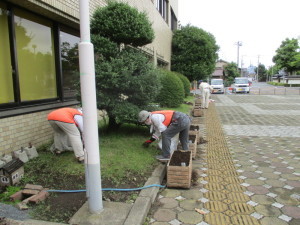 城址公園整地作業