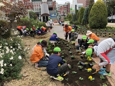 ステイションガーデン植栽