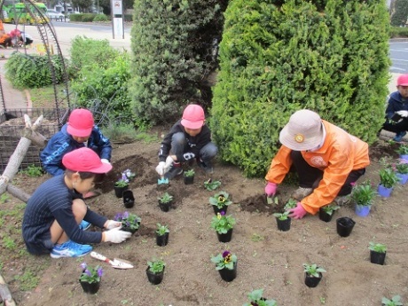 ステイションガーデン植栽