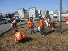 武川駅ロータリーボランティア活動