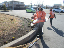 武川駅ロータリーボランティア活動