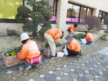 城址公園ボランティア活動