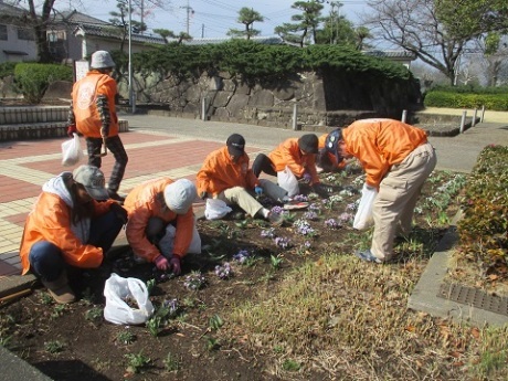 城址公園ボランティア活動