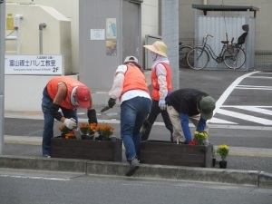 駅通り植栽