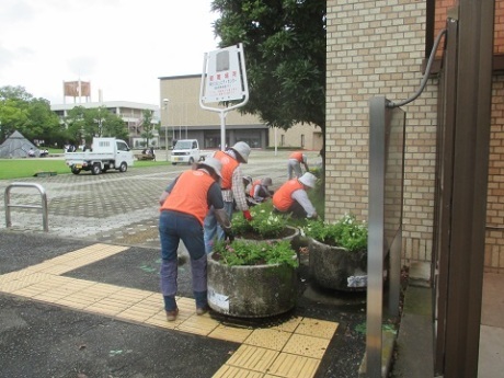 城址公園ボランティア活動