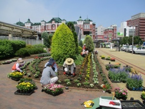 ステイションガーデン植栽