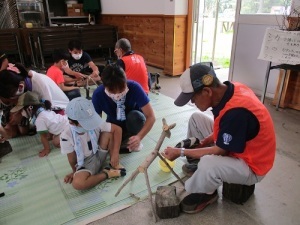 木のオブジェづくり教室