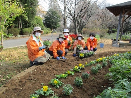 牧場ガーデン植栽