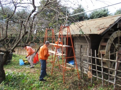 水車小屋改修