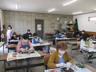 多肉植物の寄せ植え