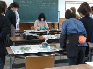 多肉植物の寄せ植え教室