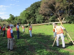 はさがけの設置