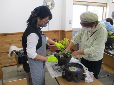 寄せ植え教室