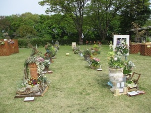 コンテナガーデン展示