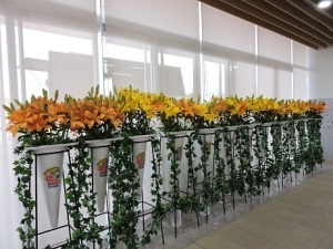 本庁舎花装飾