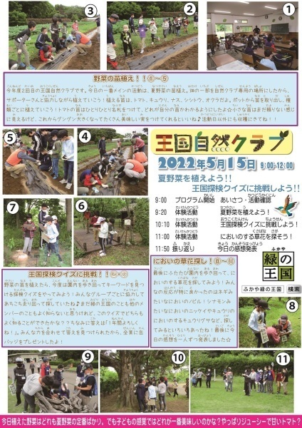 王国自然クラブ活動報告