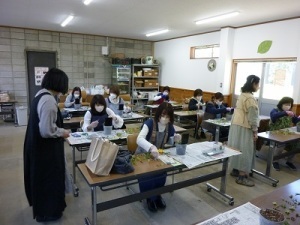 多肉植物の寄せ植え教室