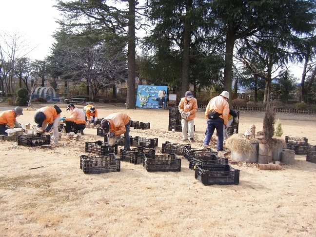 あかり展用の陶器の片付け