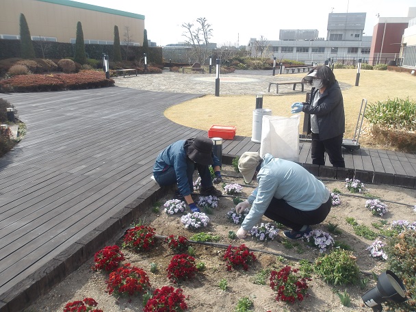 天空の散歩道除草活動