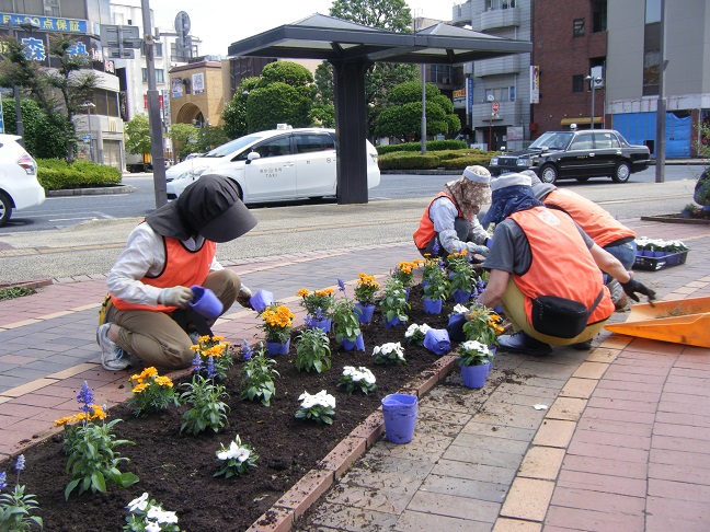 ステイションガーデン植栽