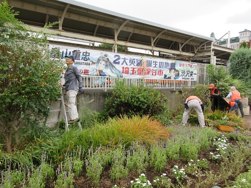 ステイションガーデン除草活動